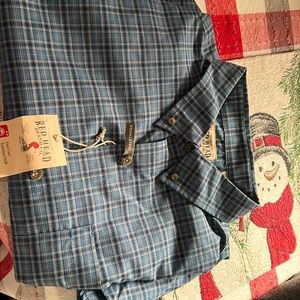 XL Red Head long sleeve button down